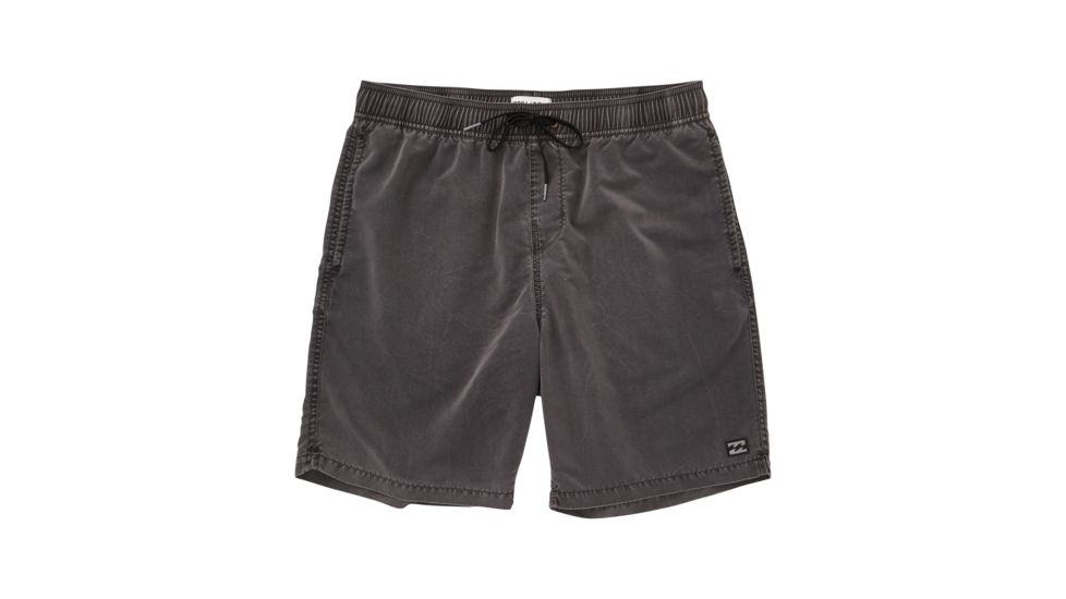 Billabong All Day Overdye Layback Boardshorts - Mens, Black, Large, M1821BAB-blk-L
