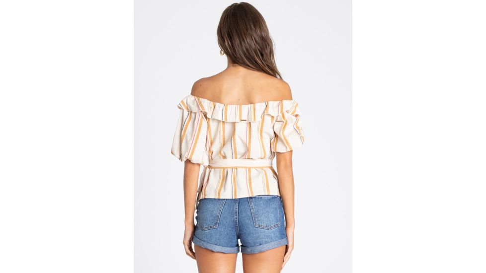 Billabong Babes All Day - Shirt - Womens, White Cap, Large, J502TBBA-WCP-L