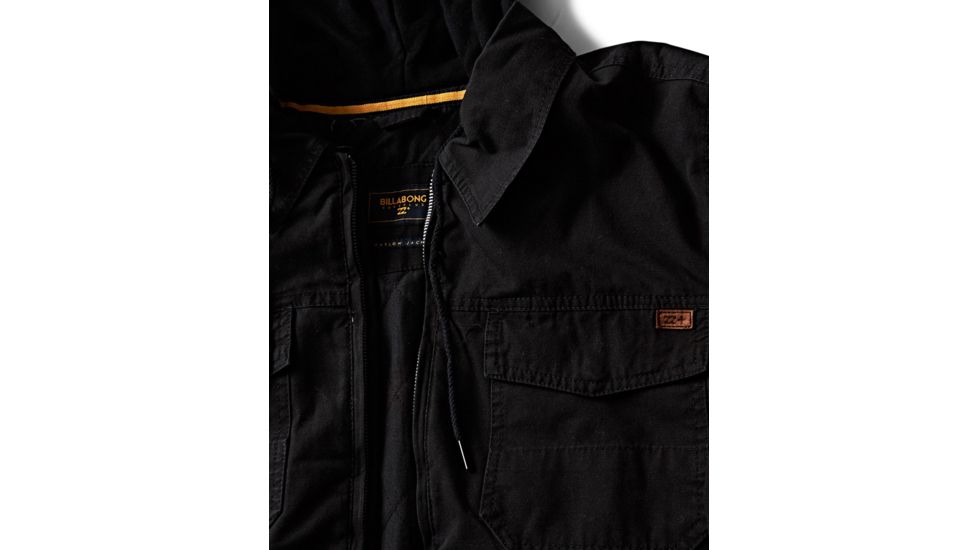 Billabong Barlow Twill Jacket - Mens, Black, Medium, M706QBBT-BLK-M