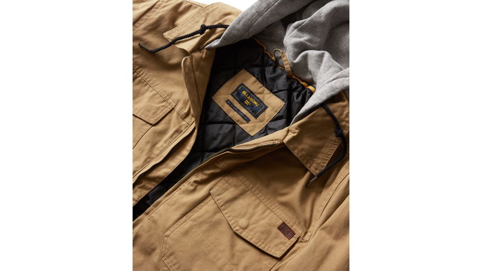 Billabong Barlow Twill Jacket - Mens, Gum, Medium, M706QBBT-GMU-M