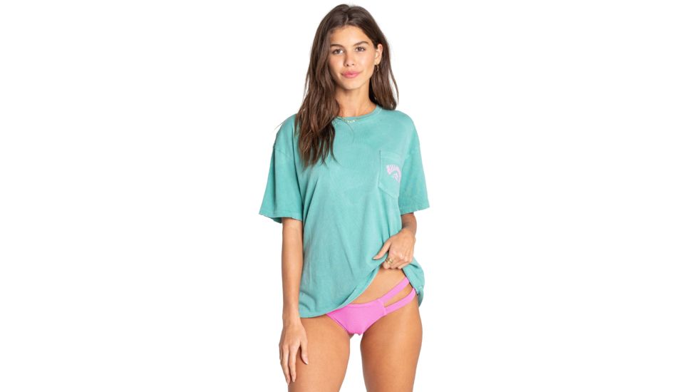 Billabong Beach Comber - Graphic T - Womens, Seagreen, Small, J926TBBE-SGN-S