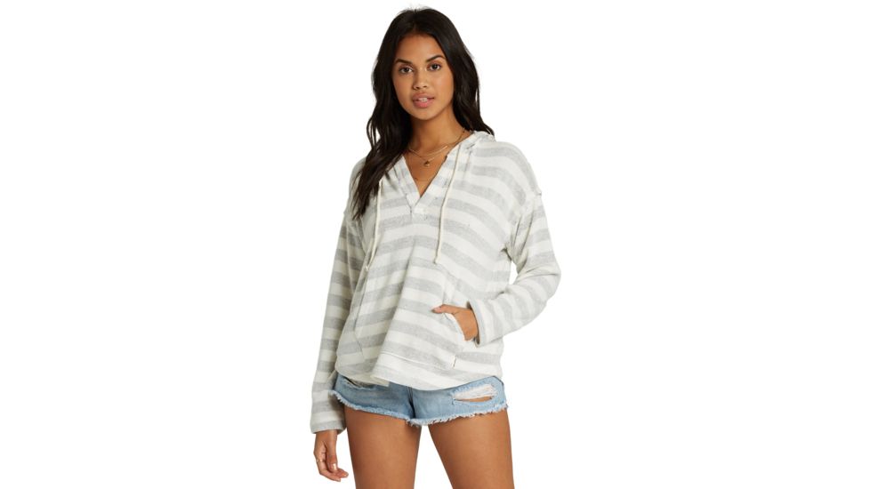 Billabong Beach Daze 2 Hoodie - Womens, Salt Crystal, Large, J602UBBE-SCS-L
