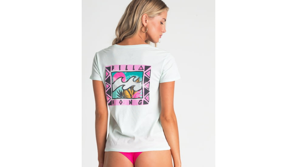 Billabong Wildlife - Graphic T - Women's, Seaspray, Large, J477UBBI-SPY-L