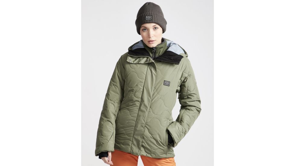 Billabong Bliss Insulated Jacket - Womens, Olive, Small, JSNJVBBL-340-S
