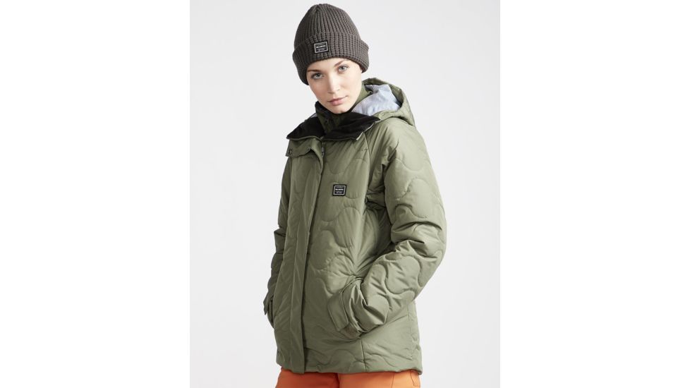 Billabong Bliss Insulated Jacket - Womens, Olive, Small, JSNJVBBL-340-S