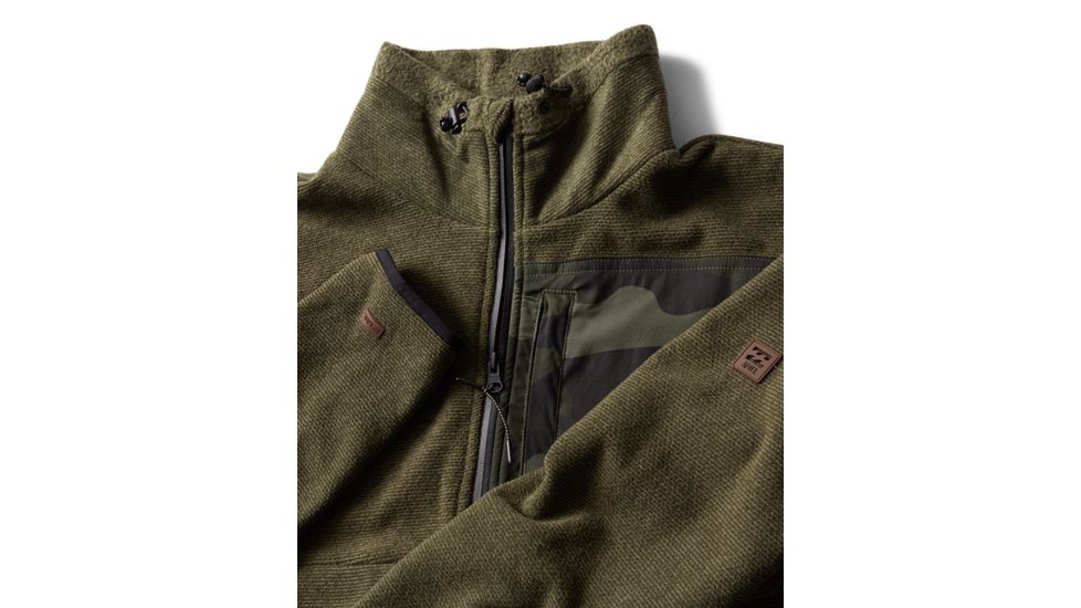 Billabong Boundary Fleece - Mens, Military, Large, M640QBBM-MIL-L