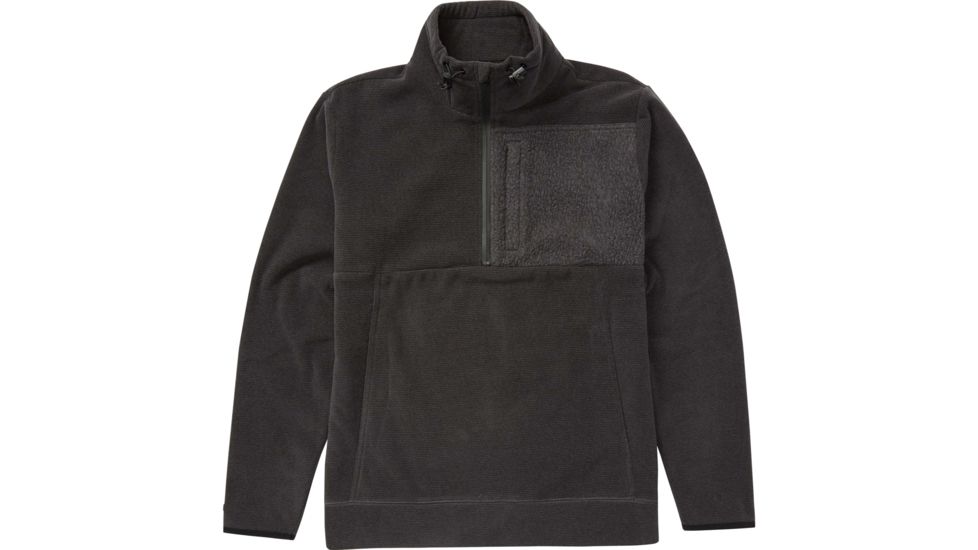 Billabong Boundary Mock Half Zip Fleece Hoody - Mens, Black, Small M640QBBM-BLK-S