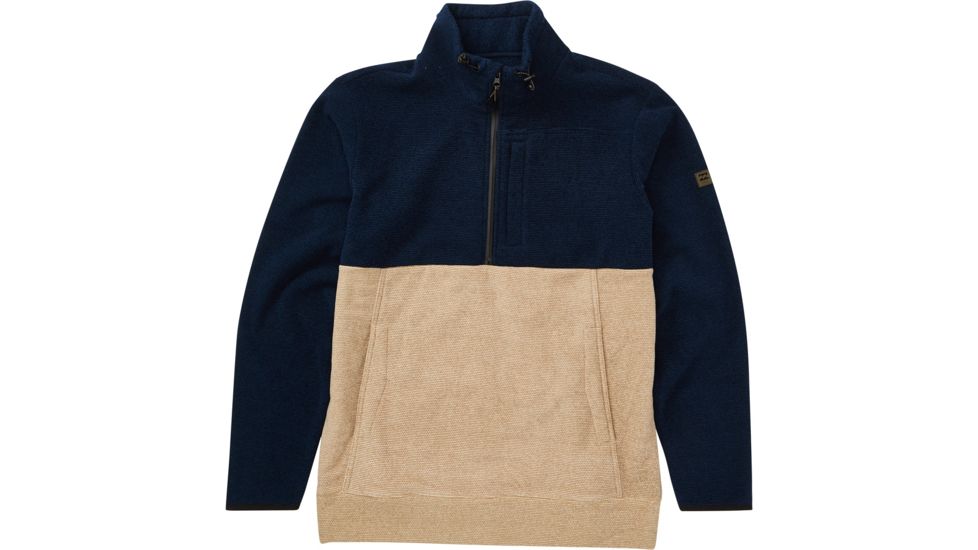 Billabong Boundary Mock Half Zip Fleece Hoody - Mens, Navy, Medium M640QBBM-NVY-M