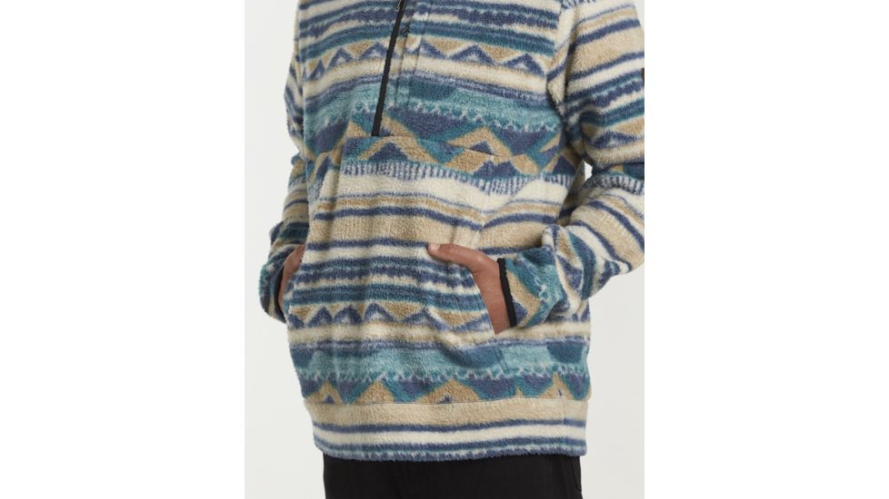 Billabong Boundary Mock Half Zip Pullover - Men's, Chino, Large, M640QBBM-chi-L