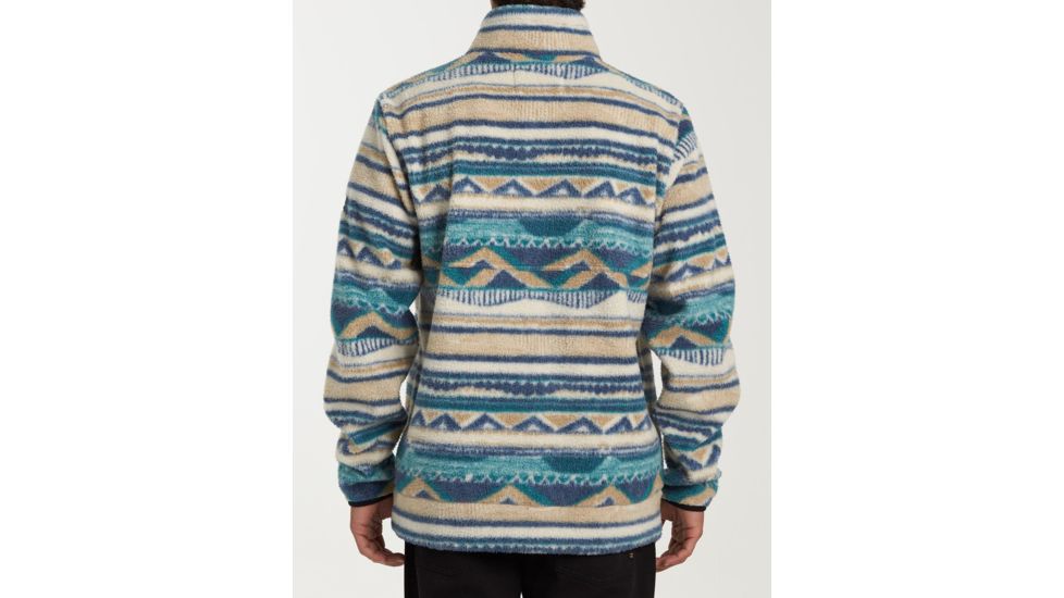 Billabong Boundary Mock Half Zip Pullover - Men's, Chino, Large, M640QBBM-chi-L