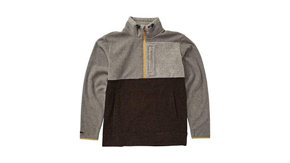 Billabong Boundary Mock Half Zip Sweatshirt - Mens, Grey, Large, M640QBBM-GRY-L