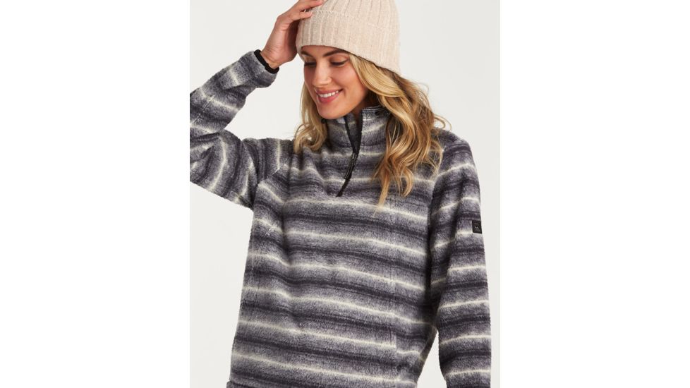 Billabong Boundary Mock Neck - Womens, Black/White, Extra Small, J623WBBO-black/white-XS