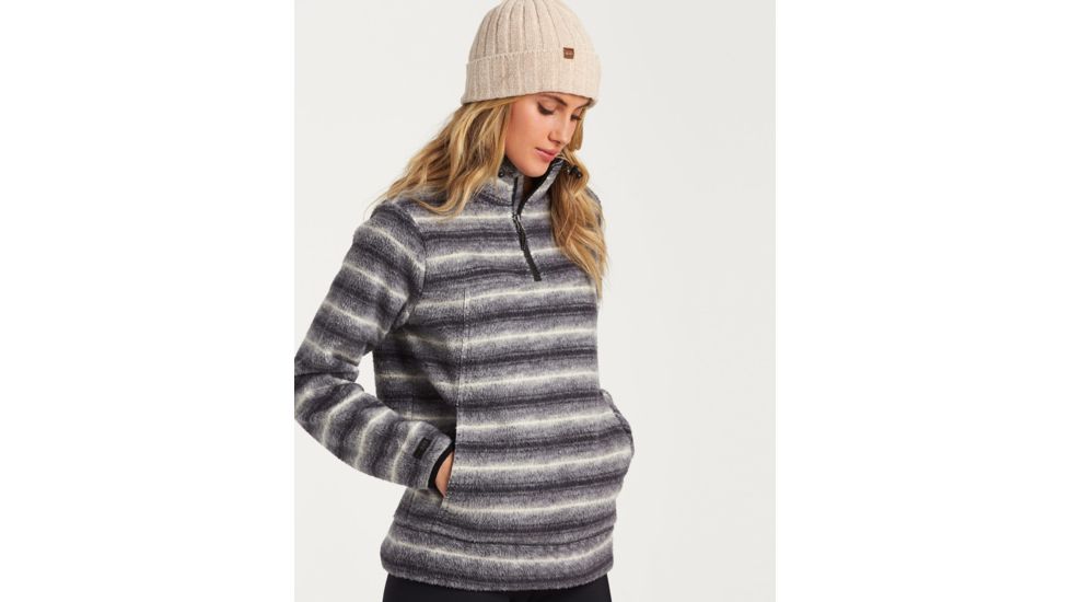 Billabong Boundary Mock Neck - Womens, Black/White, Extra Small, J623WBBO-black/white-XS