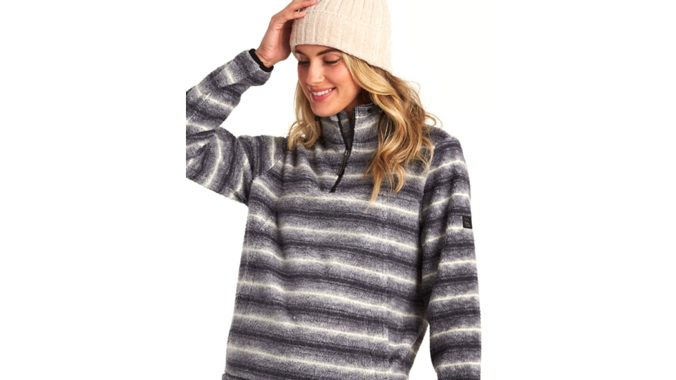 Billabong Boundary Mock Neck - Womens, Black/White, Large, J623WBBO-black/white-L