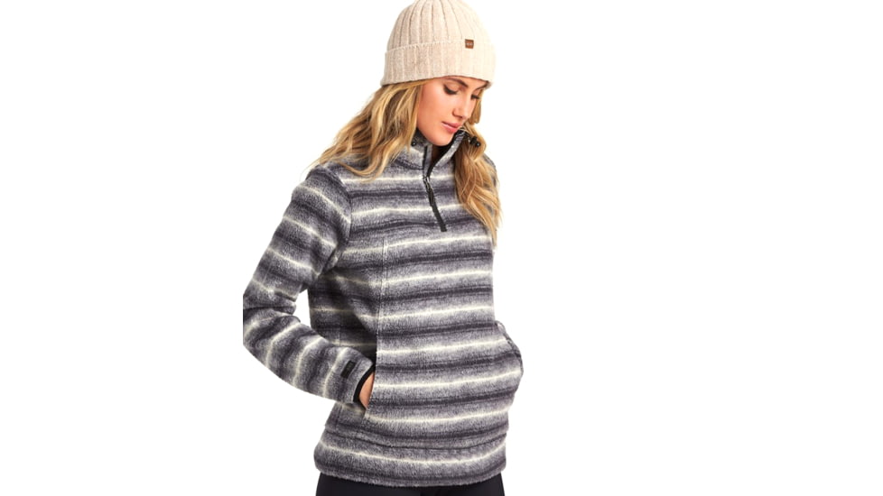 Billabong Boundary Mock Neck - Womens, Black/White, Large, J623WBBO-black/white-L