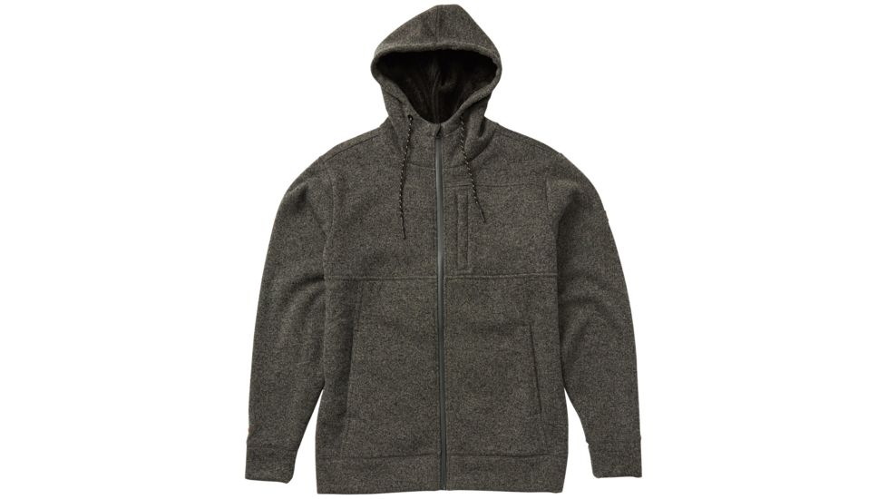 Billabong Boundary Sherpa Zip Hooded Jacket - Mens, Black Heather, Extra Large, M660QBBS-BKH-XL