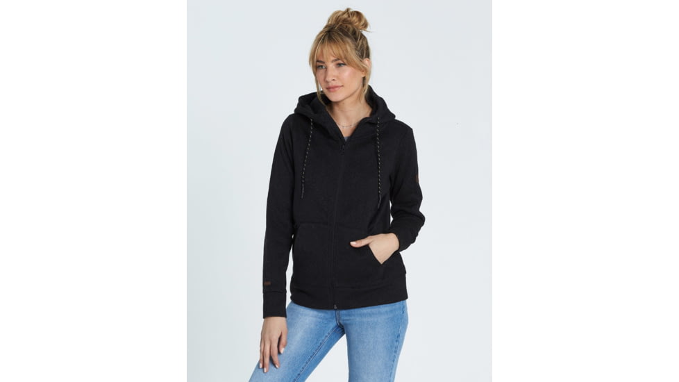Billabong A/Div Boundary Half-Zip Pullover Fleece - Womens, Black Heather, Small, J623SBBO-BKH-S