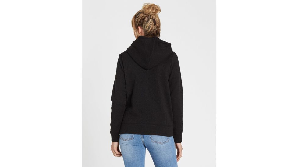Billabong A/Div Boundary Half-Zip Pullover Fleece - Womens, Black Heather, Small, J623SBBO-BKH-S
