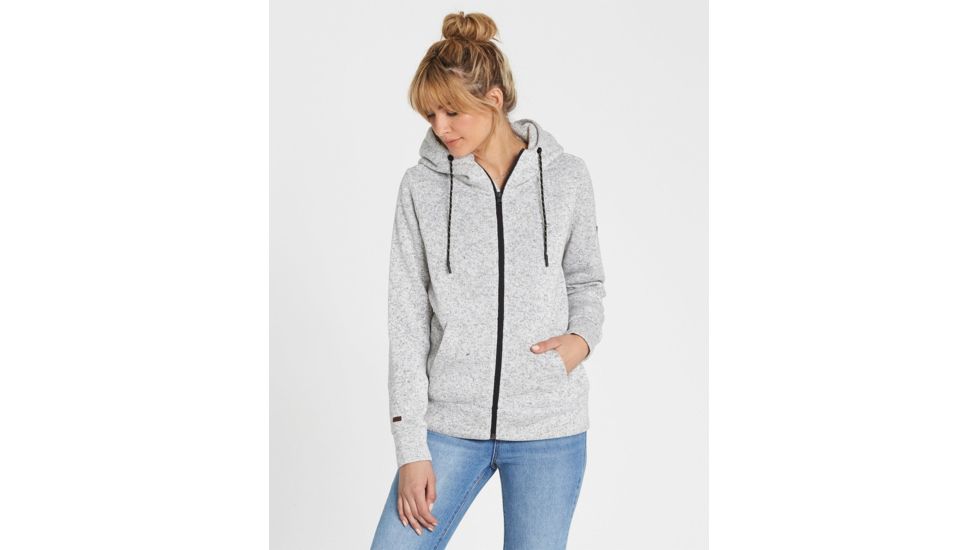 Billabong A/Div Boundary Half-Zip Pullover Fleece - Womens, Grey Heather, Large, J623SBBO-GRH-L