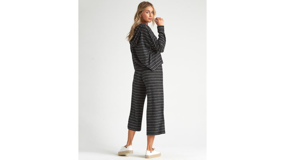 Billabong Brunch Date Long Sleeve Top - Womens, Black Multi, Extra Small, J9031BBR-bml-XS