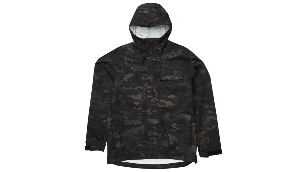 Billabong Bunker Multicam - Rain Jacket - Mens, Black Camo, Small, M705TBBC-BCO-S