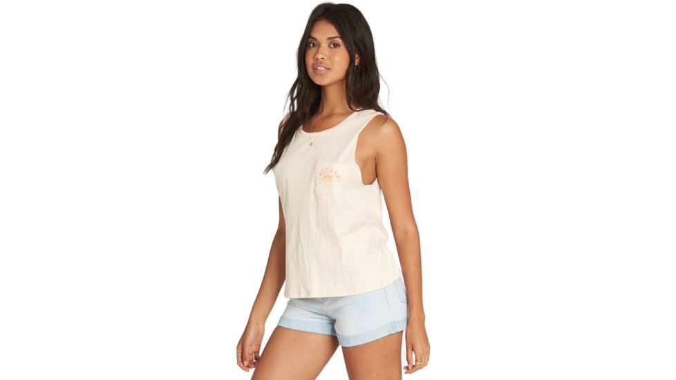 Billabong Cali Love Rainbow Tank - Womens, Just Peachy, Small, J442UBCA-JPE-S