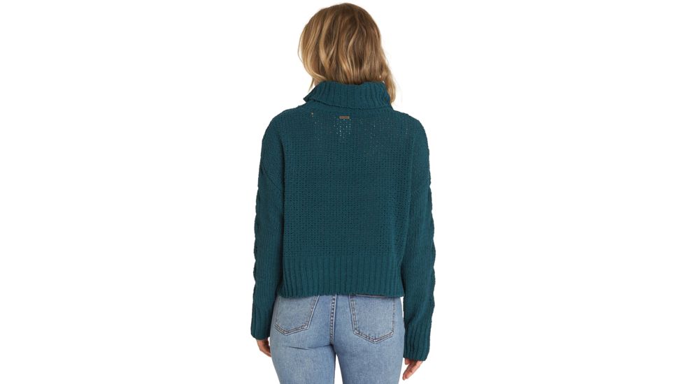 Billabong Cherry Moon Sweater - Womens, Deep Jade, Medium, JV11WBCH-DPJ-M