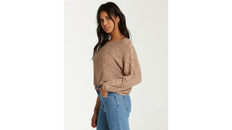 Billabong Chill Out Sweaters - Womens, Warm Sand, Medium, JV01VBCH-WSN-M