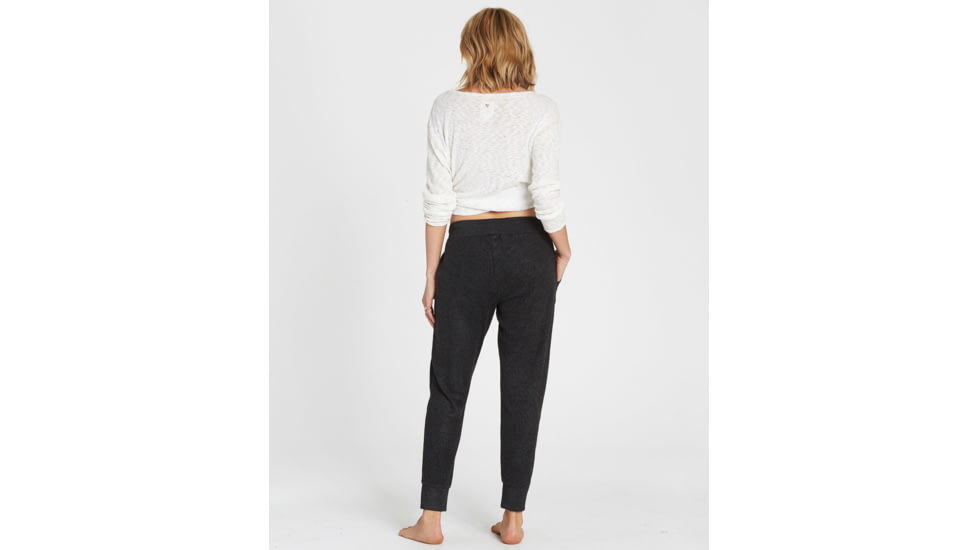 Billabong Coffee Break Fleece Pant - Womens, Charcoal, Large, J340QBCO-CHR-L