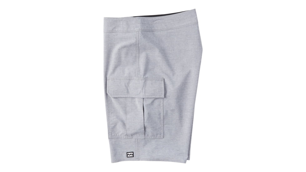 Billabong Combat Bottle Opener Pro Boardshorts - Men's, Grey Heather, M1991BCB-GRH