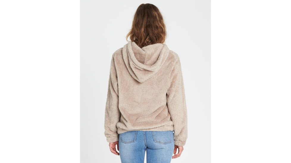 Billabong Cozy For Keeps Fleece Hoodie - Womens, Coconut Shell, Small, J604QBCO-CNS-S