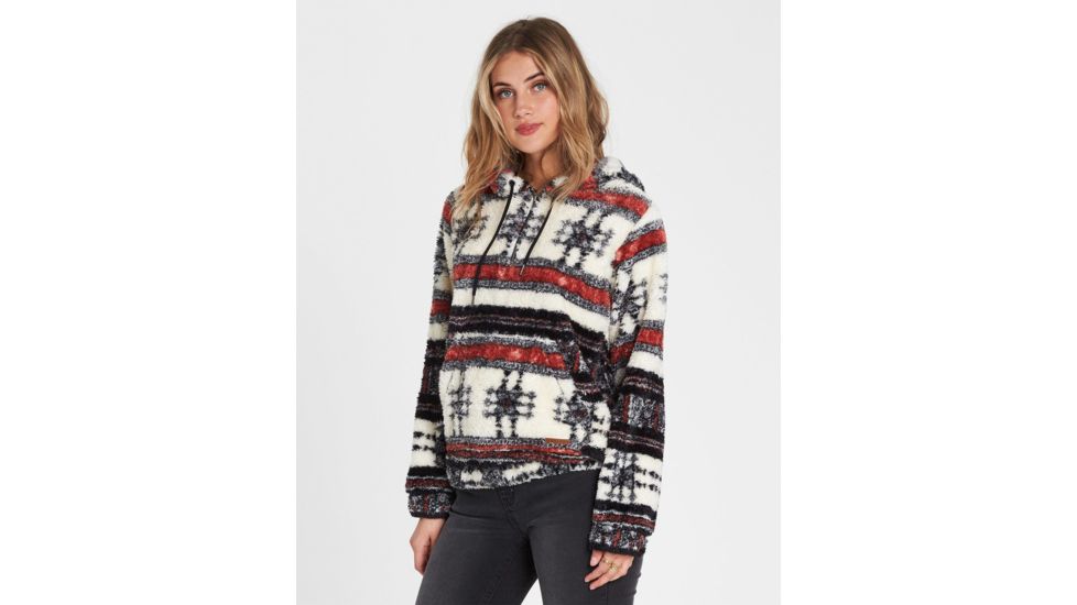 Billabong Cozy For Keeps Fleece Hoodie - Womens, Multi, Medium, J604QBCO-MUL-M