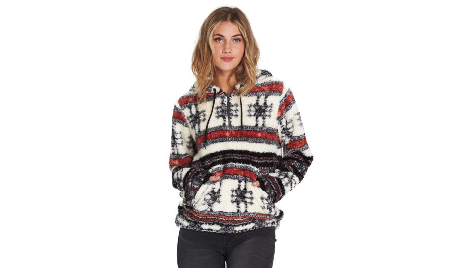 Billabong Cozy For Keeps Fleece Hoodie - Womens, Multi, Medium, J604QBCO-MUL-M