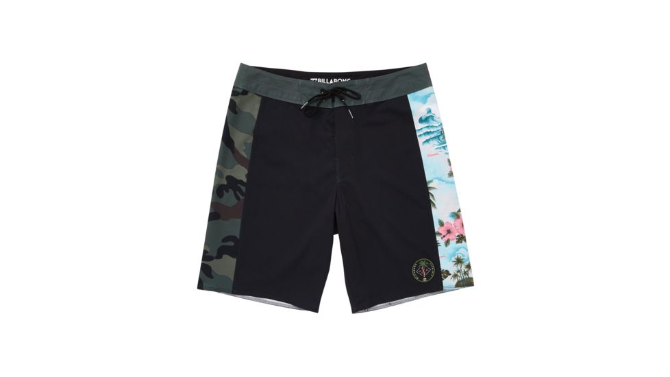 Billabong D Bah Pro - Swim Shorts - Mens, Black, 38, M121TBSP-BLK-38