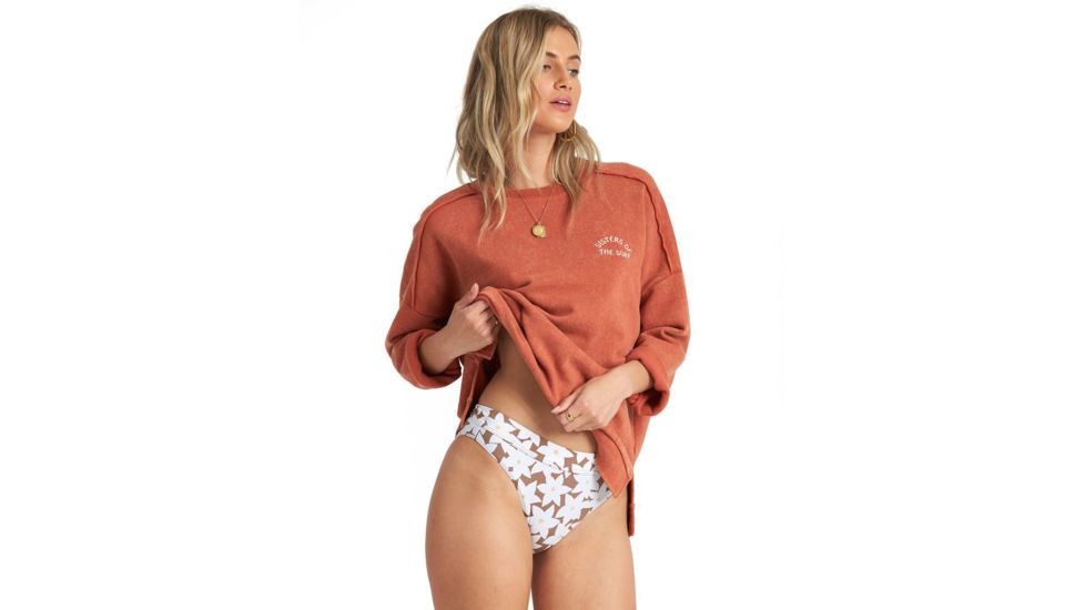 Billabong Eco Fleece Sweater - Womens, Henna, Small, J6081BEC-hen-S