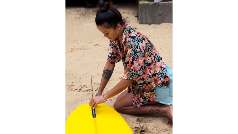 Billabong Hana Koa - Button Up - Womens, Black, Large, J508UBHA-BLK-L