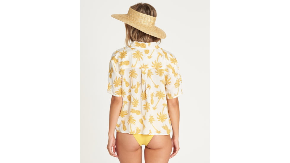 Billabong Hana Koa - Button Up - Womens, White Cap, Large, J508UBHA-WCP-L