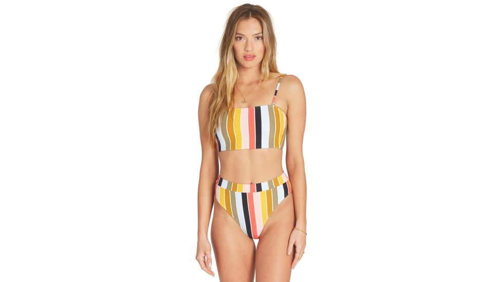 Billabong High On Sun Tube Bandeau Swim Top - Womens, Multi, Extra Large, XT66TBHI-MUL-XL