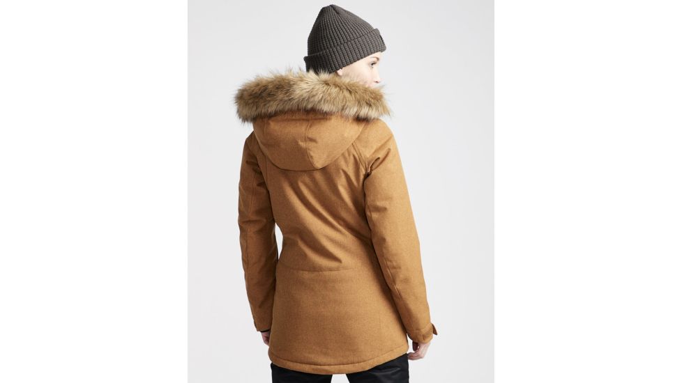 Billabong Into The Forest Insulated Jacket - Womens, Beeswax, Extra Small, JSNJVBIN-750-XS