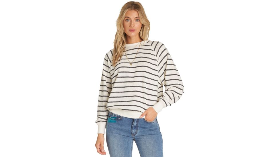Billabong Keep Tryin Pullover - Womens, Cool Wip, Large, J625WBKE-CWP-L