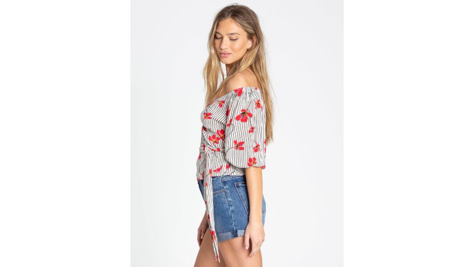 Billabong New Lust - Shirt - Womens, White Cap, Medium, J513TBNE-WCP-M