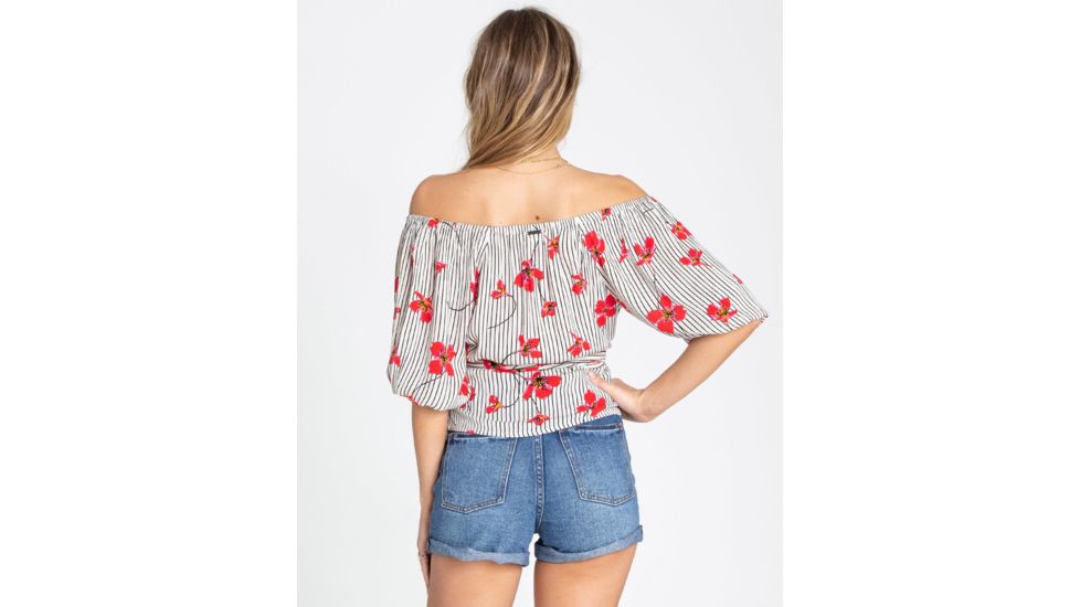 Billabong New Lust - Shirt - Womens, White Cap, Medium, J513TBNE-WCP-M