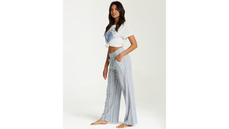 Billabong New Waves Stripe - Womens, Blue Tide, Large, J323JNEW-BUD-L