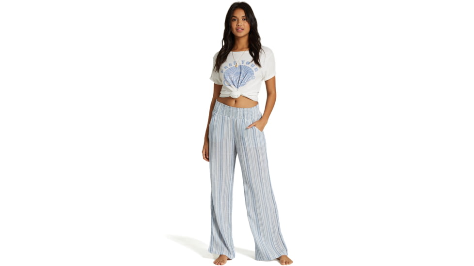 Billabong New Waves Stripe - Womens, Blue Tide, Large, J323JNEW-BUD-L