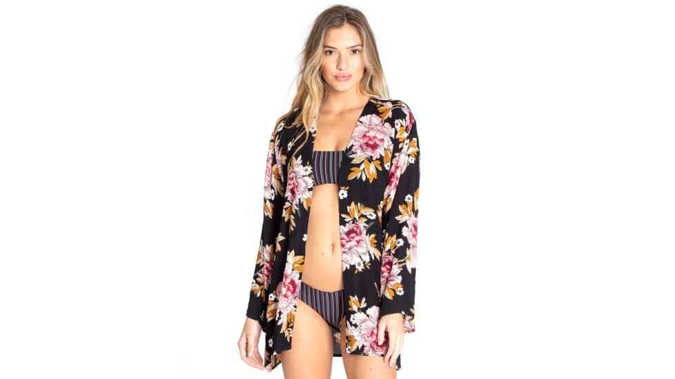 Billabong Ocean Sky - Swim Cover - Womens, Black, Medium/Large, XV03TBOC-BLK-M/L