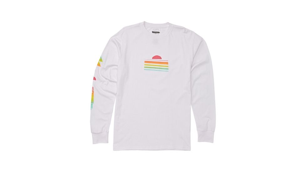 Billabong Power Down Long Sleeve T-Shirt - Mens, White, Small, M405WBSU-wht-S