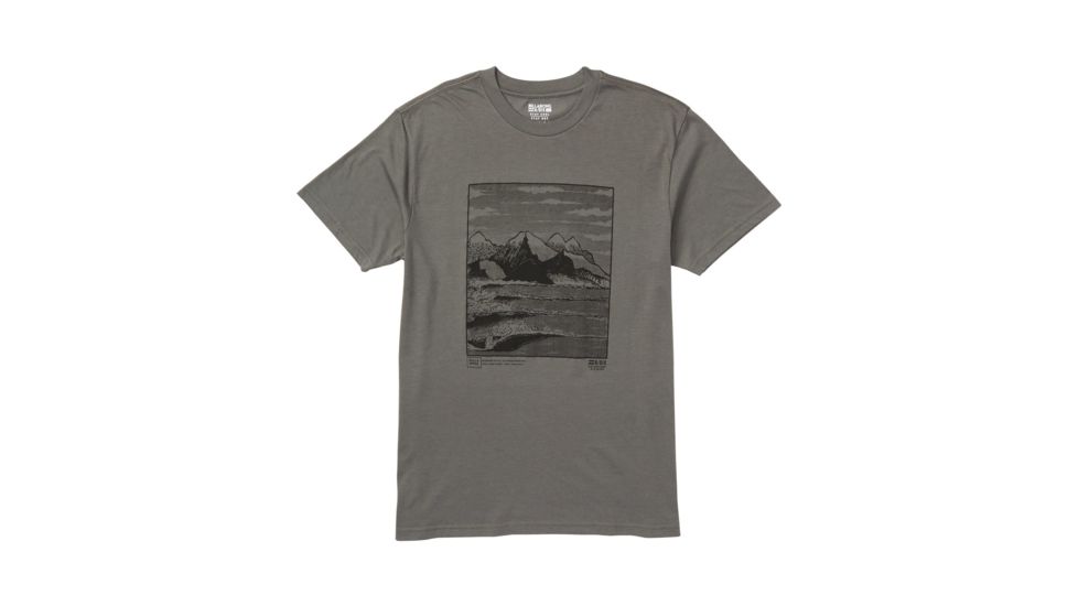 Billabong Realin Performance Tee - Mens, Pewter, Extra Large, M414SBRE-PEW-XL