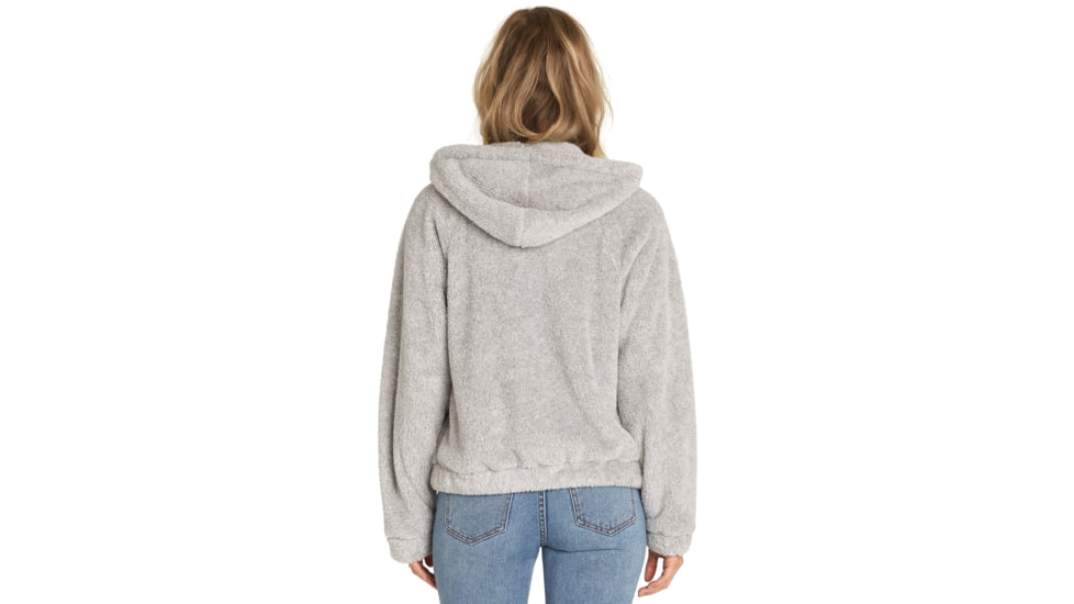 Billabong Reine Down Fleece Jacket - Womens, Ash Heather, Large, J622WBRE-AHH-L