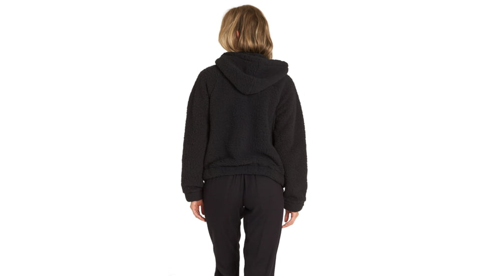 Billabong Reine Down Fleece Jacket - Womens, Black, Small, J622WBRE-BLK-S