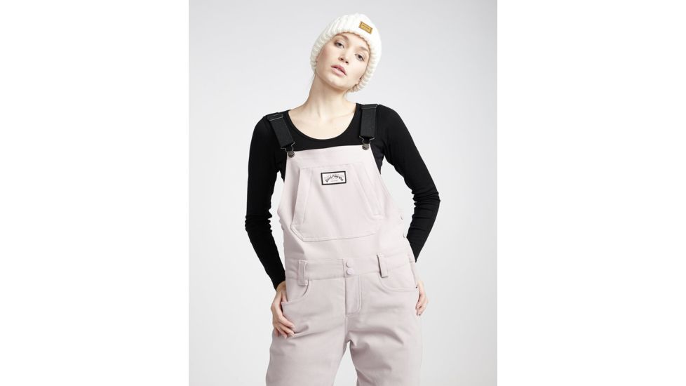 Billabong Riva Cord Insulated Bib - Womens, Mauve, Medium, JSNPVBRB-580-M